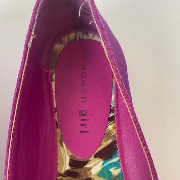 Madden Girl Pink Ballet Flats with Bow Size 6 - Picture 5 of 6